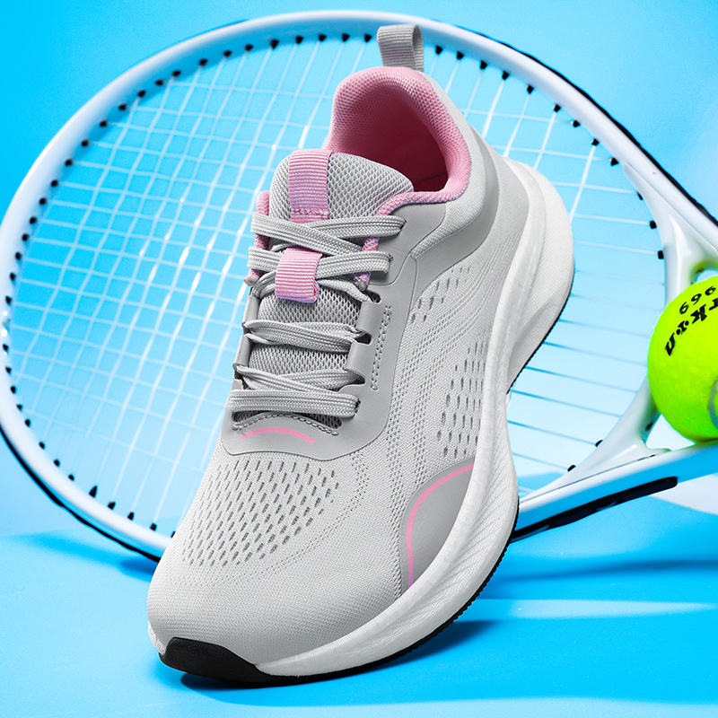 New Wide-Toe Wide-Last Large-Toe Shoes, Lightweight and Breathable Sports Mesh Men's Marathon Rebound-Assisted Cushioning Running Shoes