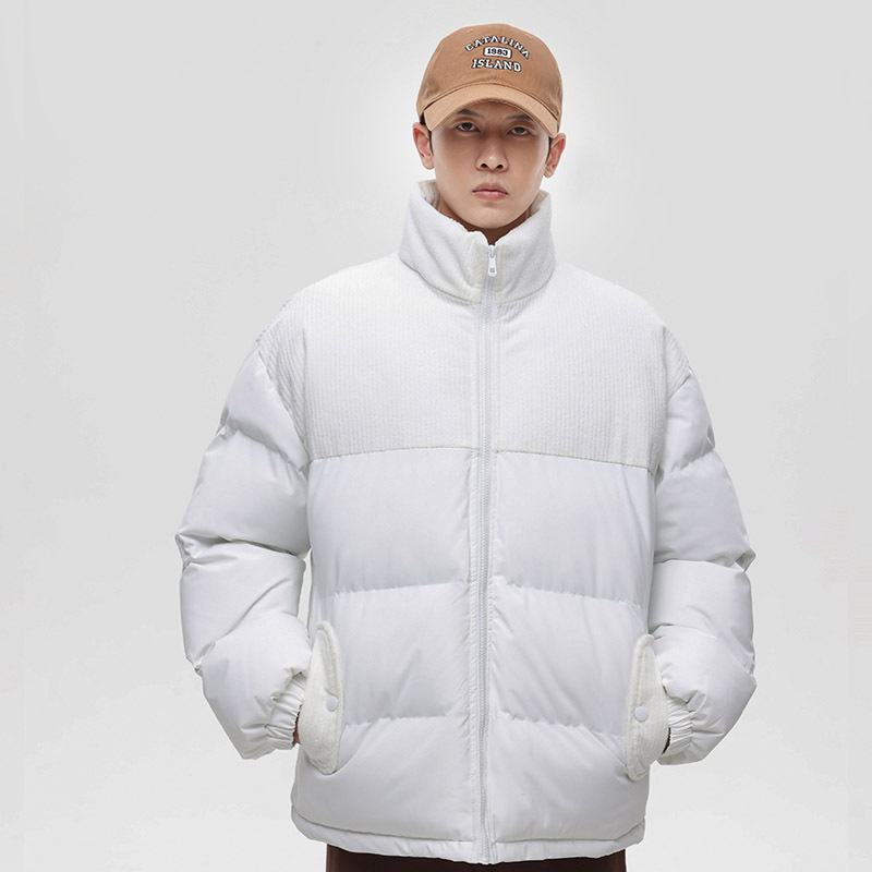 Herrenbekleidung Neue wattierte Jacke für Herren, Winter, Teenager, verdickte Baumwolljacke mit Kapuze_voghion.com