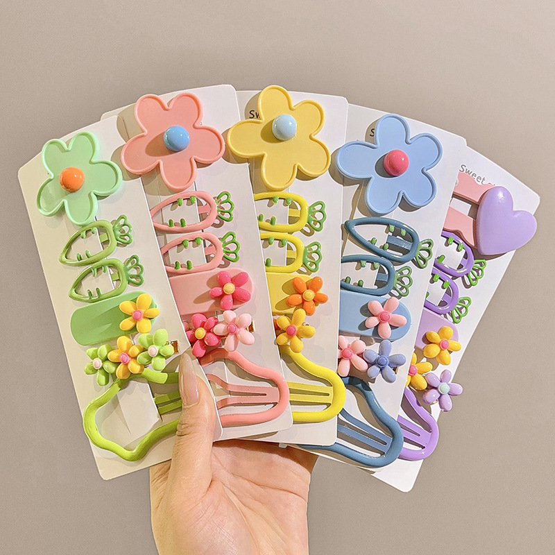 Clip de cabello de dopamina para niñas broche de cabello de la frente broche de cabello rotura BB clips lateral clips de cabello de bebé clips de frangeo toque