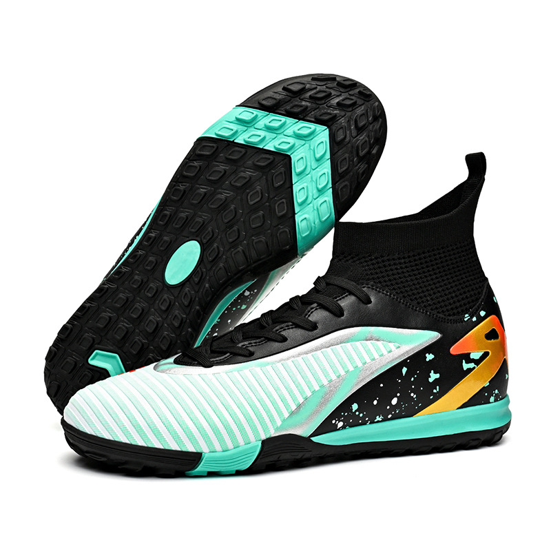 2025 Football Shoes with Long Studs for Men and Women, Training Shoes, Soccer Shoes for Teenagers and Students, Competition Sports Shoes, Factory Direct Sales