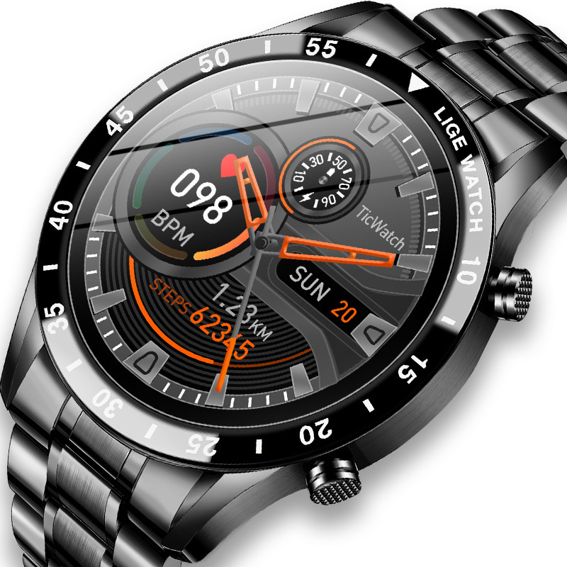 Lige/Bangwei Multifunctional Smart Watch Bluetooth Call, Step Counting, Blood Pressure and Heart Rate Detection, Waterproof Watch Lige/Bangwei Multifunctional Smart Watch Bluetooth Call, Step Counting, Blood Pressure and Heart Rate Detection, Waterproof Watch