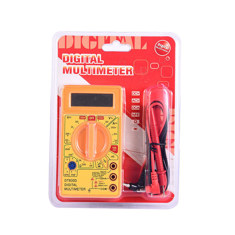 多功能双泡壳电流表测电压电阻数显表家用电压电流表批发