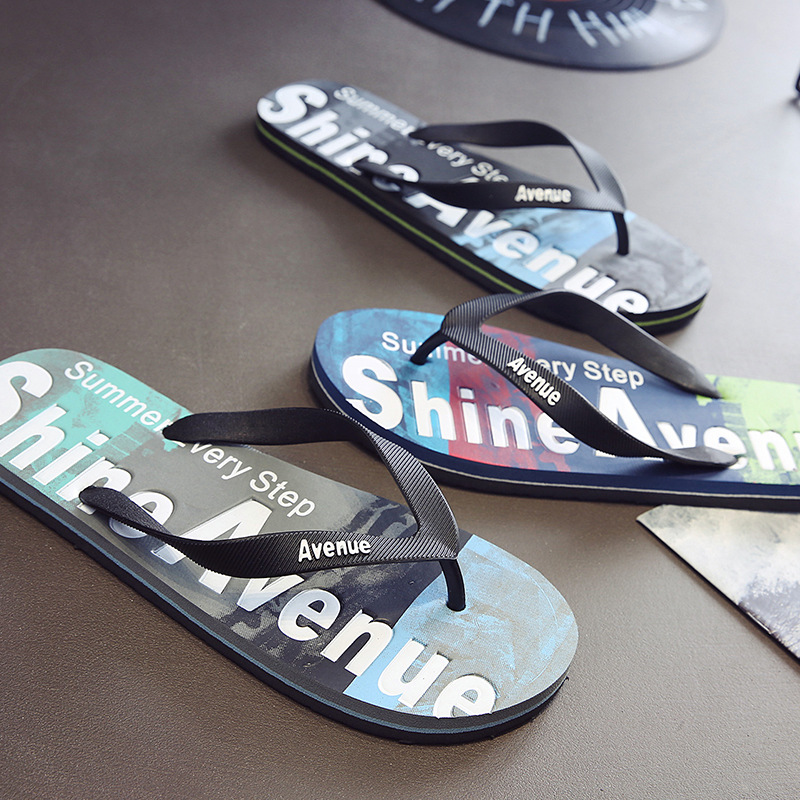 Nieuwe heren slippers, slijtvaste antislip slippers voor binnen, eenvoudige, hoogwaardige slippers voor buiten, geschikt om in te baden, platte zool_voghion.com