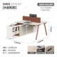[pear wood b long sub-cabinet model] 1.2m double seat