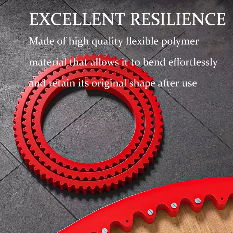 木工仿形条铣削造型弧形定位曲线条齿轮式木工工具异形定位条