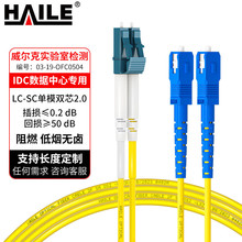 单模万兆光纤跳线 单模双芯Φ2.0（LC-SC） 光纤线尾纤跳纤