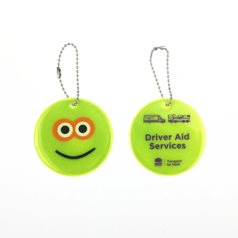 Трансграничная фабрика торговый Стандартный светоотражающий брелок светоотражающий кулон Детский велосипедный кулон