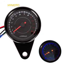 摩托车改装仪表跨境外贸热销摩托车改装转速LED电子转速表复古表