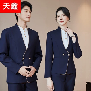 男女西服套装职业工装珠宝店金店管理层经理五星级酒店前台工作服