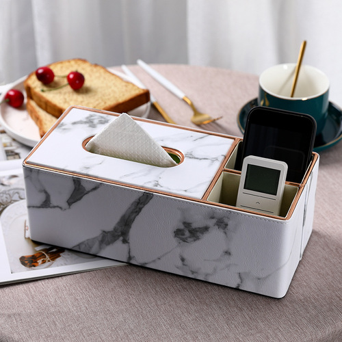 Tissue Box for Home Living Room Creative Remote Control Storage Box Coffee Table Luxury Multi-Functional Fashion Desktop Wholesale