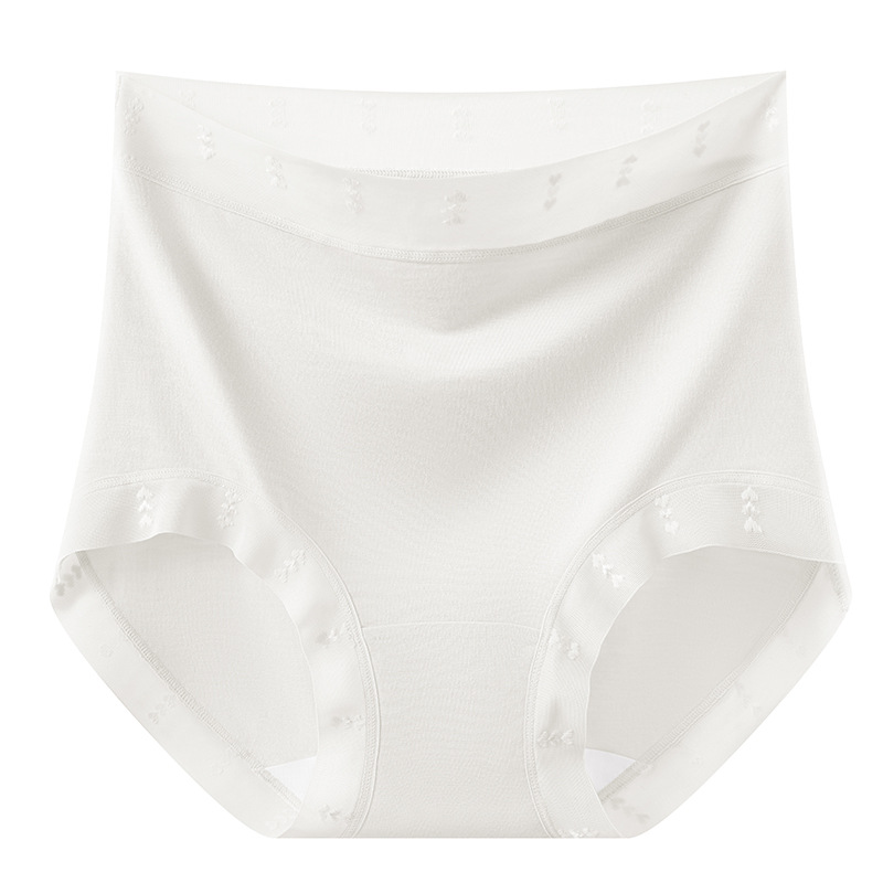 60 piezas de alta densidad modal de cintura alta entrepierna larga verano fina 10A entrepierna antibacteriana entrepierna de algodón entrepierna todo incluido cadera ropa interior de mujer image 7
