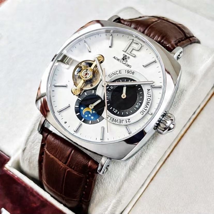 2026 Augustus Square Automatic Mechanical Watch Cross-Border Hot-Selling Fashion Casual Men's Wristwatch_voghion.com