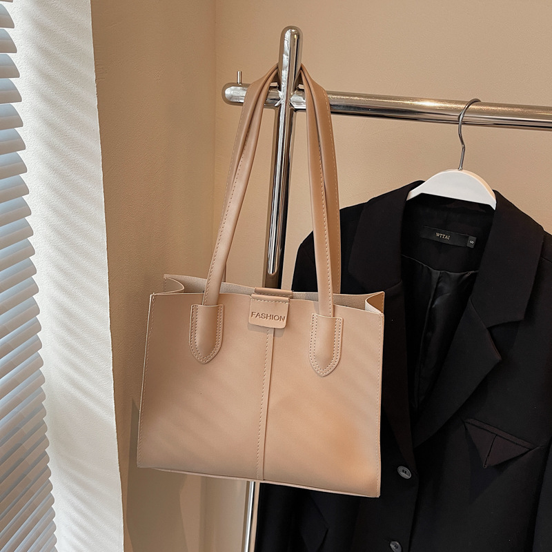 Retro textura de viaje coreano bolsos de mano estudiantes de moda simple bolsos de hombro de gran capacidad bolsos de brazo para mujeres