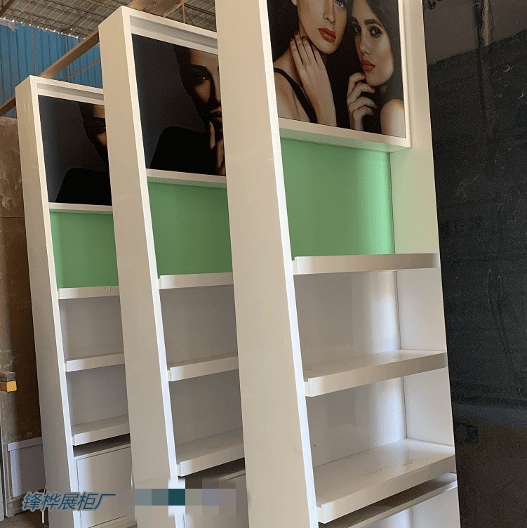 长期制作高光护肤品柜台烤漆展柜化妆品展柜面膜展示柜