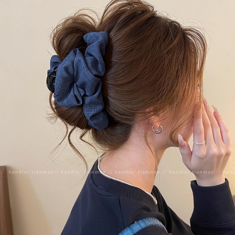 Nube coreana clip de cabello para mujeres 2025, nuevo clip de cabello de alta calidad, cabello grande, clip de tiburón grande