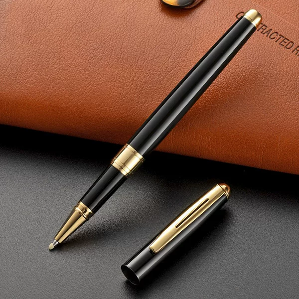 Wholesale black metal jewelry pen signature pen business gift pen advertising pen laser logo