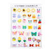 Cartoon silica gel cute fridge magnet PVC from soft rubber with accessories
