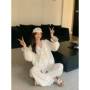 甜美风新款外穿印花家居服