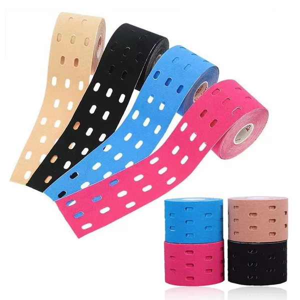 Manufacturer Wholesale Perforated Muscle Patch Muscle Patch Sports Breathable Patch Elastic Bandage Physiotherapy Kinesio Patch