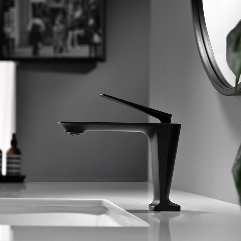 Washbasin faucet, bathroom cold and hot single-hole hand washing basin, washbasin, washbasin, bathroom washbasin, faucet Item Picture