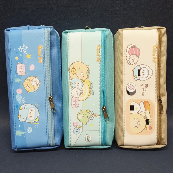 Children's double-layer cartoon pencil case
