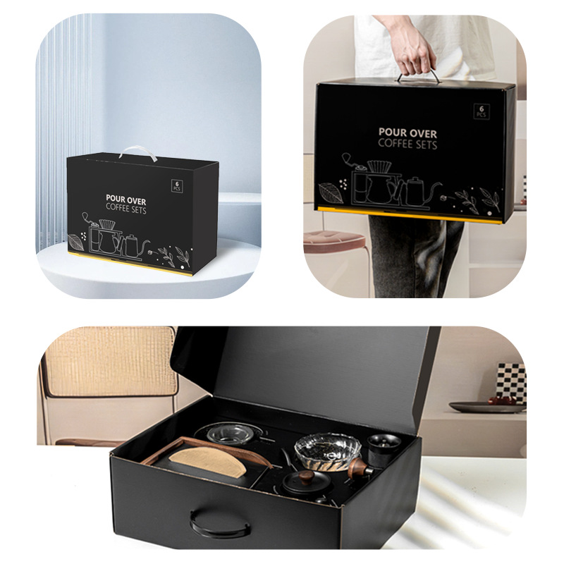 Estante de madera para almacenamiento de café elaborado a mano, almacenamiento para rincón de café, hermoso regalo de café para el hogar, caja de regalo portátil, listo para la venta.