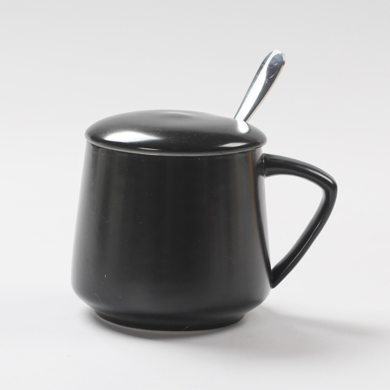 Taza de cerámica original Selección de tazas de café con tapa cuchara caja de regalo conjunto de bolsas LOGO grabado