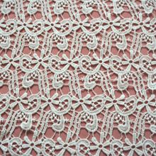 漫丽 水溶牛奶丝刺绣蕾丝面料 高档韩版女装花朵绣花布
