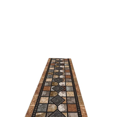 TEMU European simple home porch entrance corridor floor mat crystal velvet easy-to-care carpet