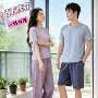 弹力春夏短袖薄款家居服