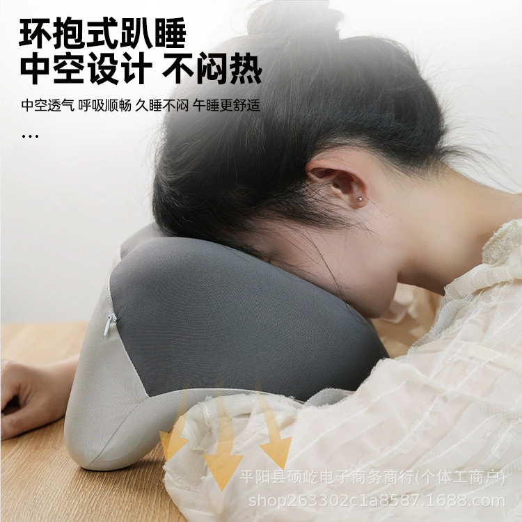 Подушка для сна, подушка для сна на столе для офиса, подушка для сна, подушка для сна, U-образная подушка для шеи, простая пена с эффектом памяти