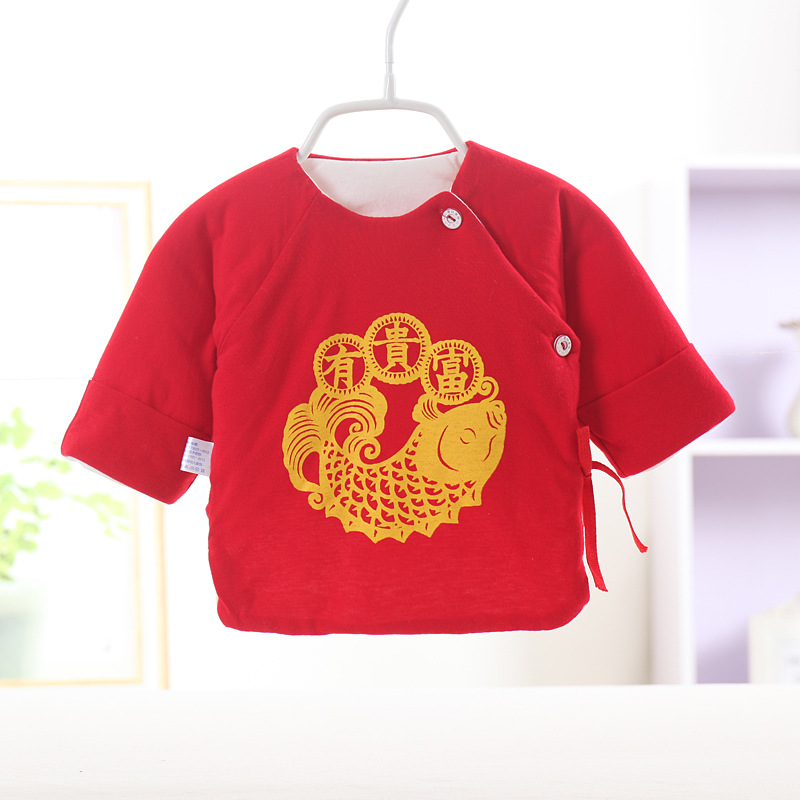 Nueva chaqueta acolchada de algodón para bebé engrosada chaqueta acolchada de algodón para niños y niñas de media espalda chaqueta acolchada de algodón para bebé entrega de una pieza