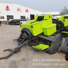 麦秸打方捆的机器 新型捡拾式捆草机 小麦秸秆粉碎打捆机