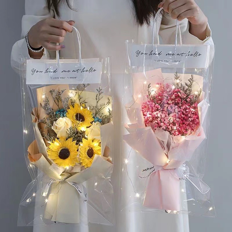 graduation rose gift Send his wife Girlfriend originality Soap tearful romantic Gift bag Bouquet of flowers exquisite