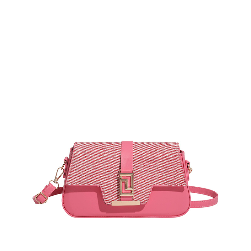 Nicho de diseño de alta sensación de silla de montar bolso para mujeres 2026 nuevo estilo coreano simple brazo de moda de hombro pequeño bolso