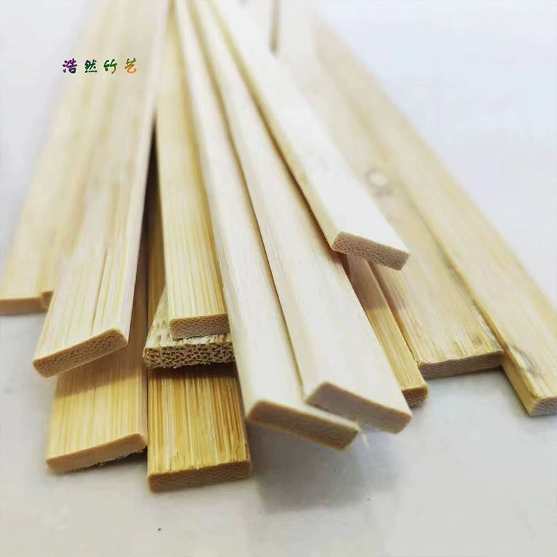 Bamboo chips Bamboo strip Bamboo ring ruler specialty handicraft DIY material bamboo material, flat bamboo board carving bamboo flat bamboo strip