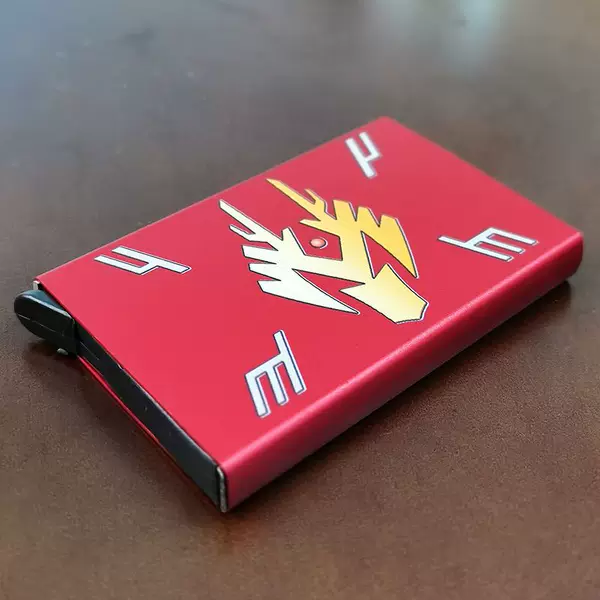 Metal Automatic Pop-Up Card Holder for Men and Women, Ultra-Thin Anti-Degaussing, Anti-Theft, Large Capacity Card Case, Business Card Holder