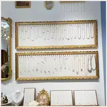 相框首饰展示架饰品展示架板耳饰耳环项链挂板展示板首饰挂框项链