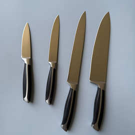 现货外贸刀具套装不锈钢厨房钢头刀具厨师刀切肉刀水果刀万用刀