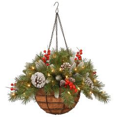 クリスマスバスケット花輪クリスマス祝日装飾クリスマス花輪欧米家庭装飾人工クリスマスバスケット