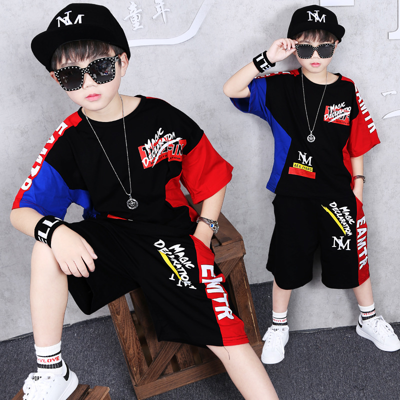 Children's Clothing Boys' Summer Outfit Set 2026 New Style Kids' Summer Fashion Two-Piece Set for Boys Stylish Korean Version Trendy