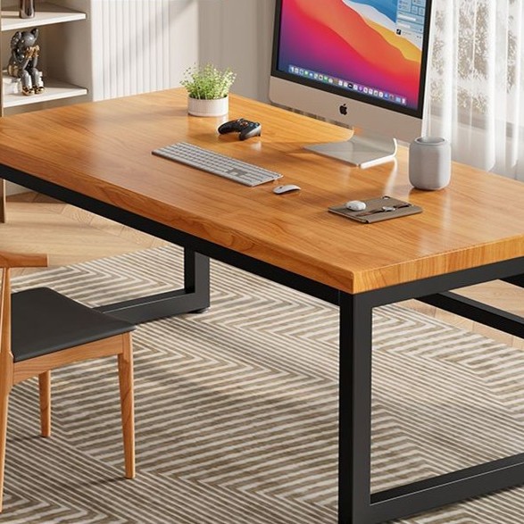 Solid Wood Computer Desk Desktop Desk Workbench Desk Student Home Writing Desk E-Sports Table Rectangular Table