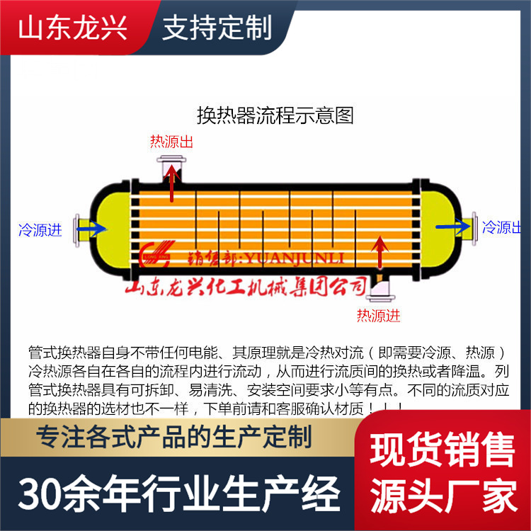 山东不锈钢热交换器规报价格|80平方列管式换热器冷凝器厂家