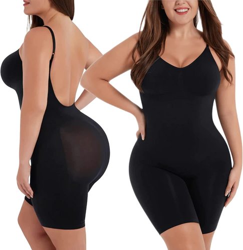 European and American cross-border seamless body-shaping clothes large size women waist belt abdomen buttocks buttocks back back flat angle tight one-piece underwear 
