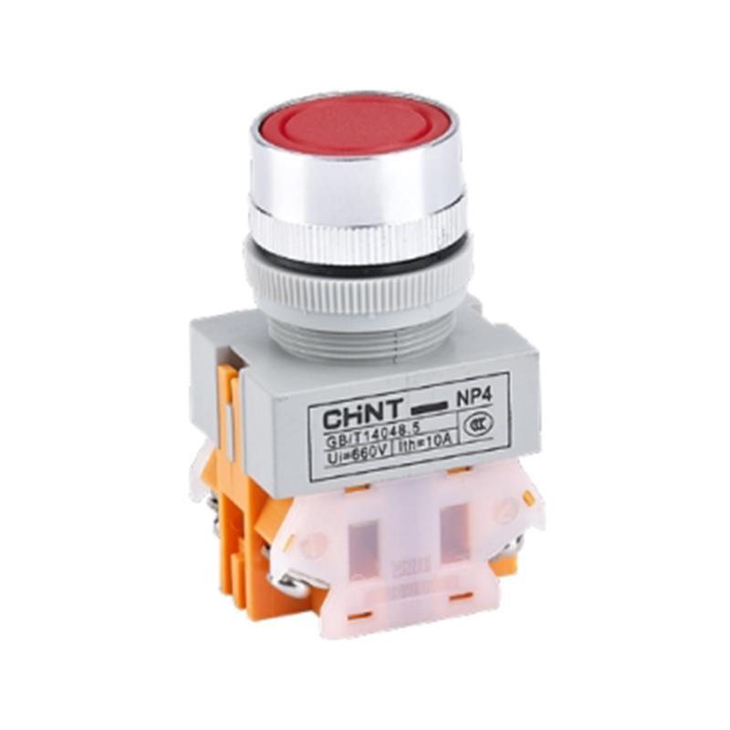 正泰电器 NP4 平头自锁钮 NP4-10BNZS 绿 | 710342400000509