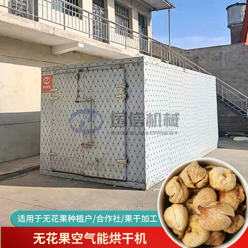 无花果热泵烘干机 全自动商用果脯烘干设备 箱式瓜果烘干房一体机
