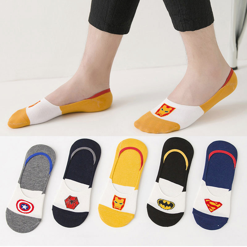 Socks men's boat socks men's invisible socks short socks silicone non-slip thin summer deodorant four seasons socks manufacturers wholesale