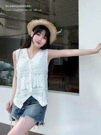 吊带背心;女式针织衫;蕾丝衫雪纺衫