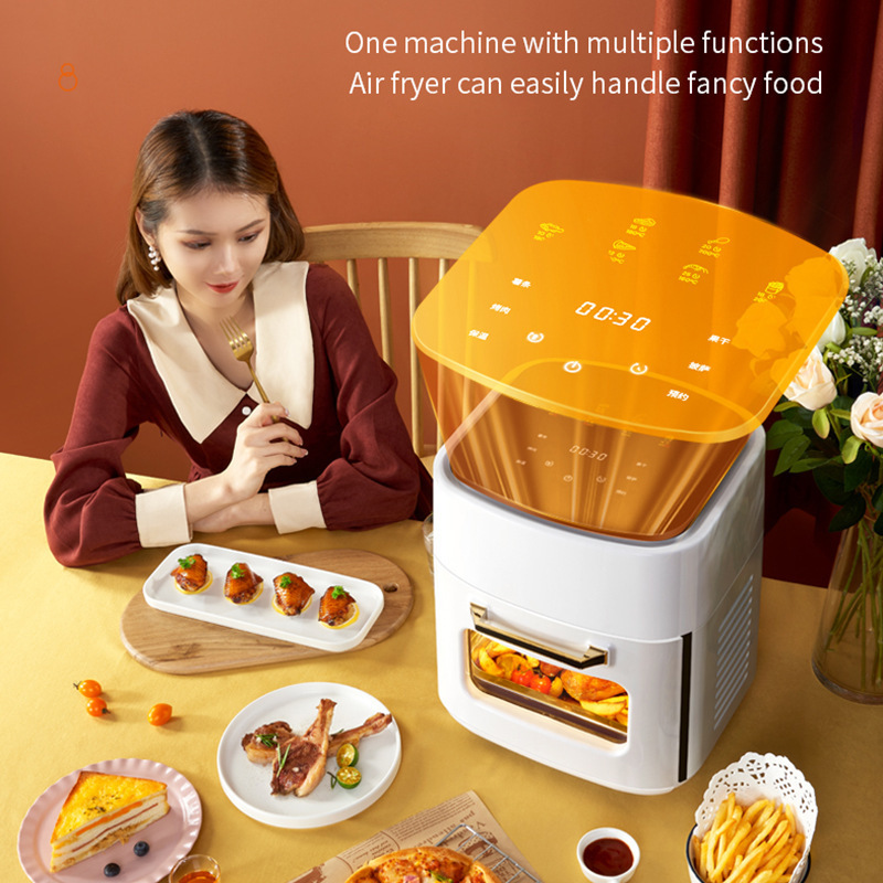 跨境可视空气炸锅家用多功能智能电炸锅大容量薯条机Air fryer|undefined