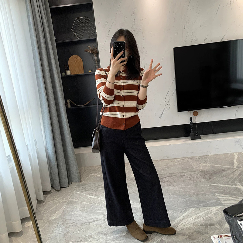 Close your eyes and buy these super slimming, straight-leg, four-way stretch, cropped denim wide-leg pants – perfect for autumn, high-waisted, and ideal for work or everyday wear Close your eyes and buy these super slimming, straight-leg, four-way stretch, cropped denim wide-leg pants – perfect for autumn, high-waisted, and ideal for work or everyday wear